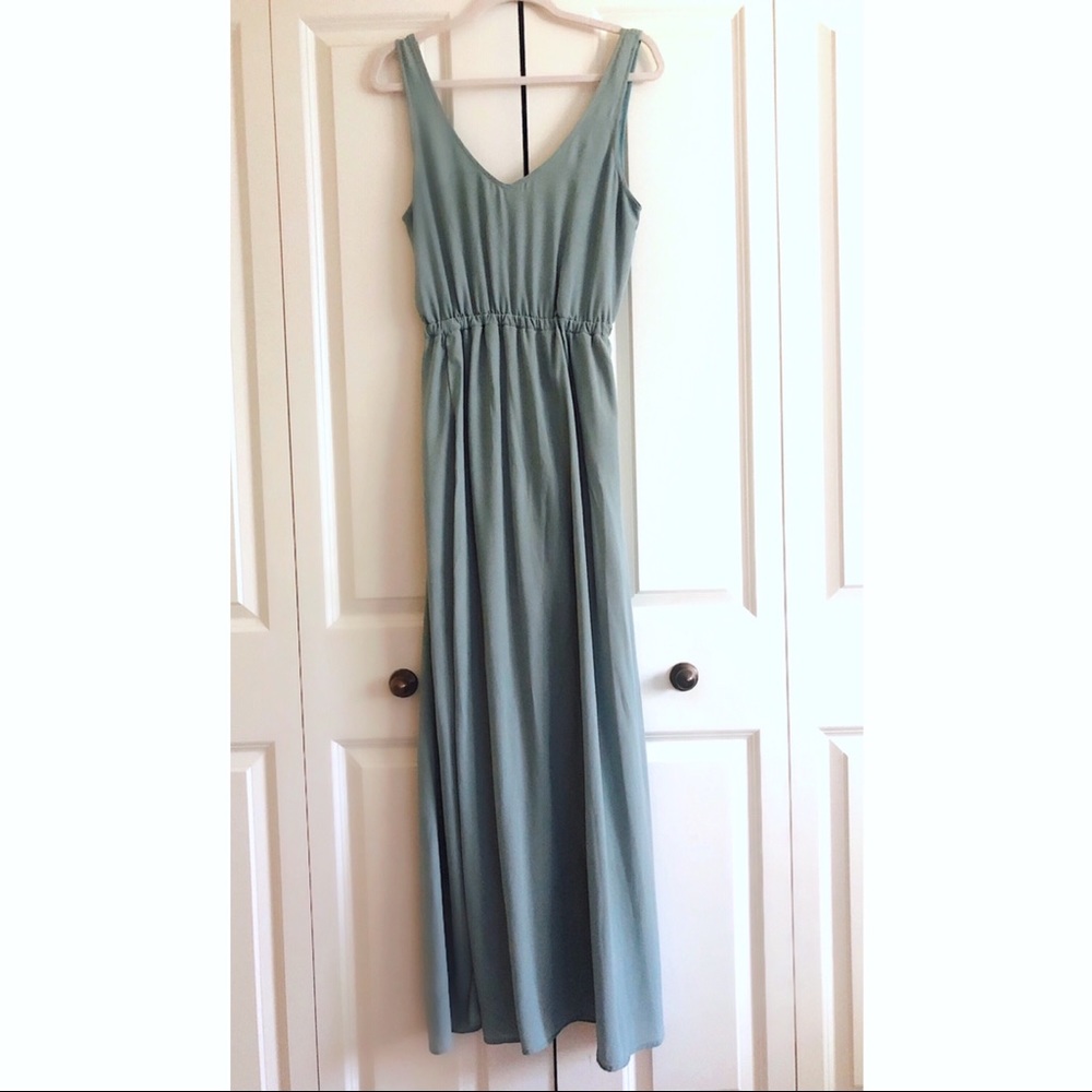 Show Me Your Mumu Silver Sage Kendall Maxi Dress